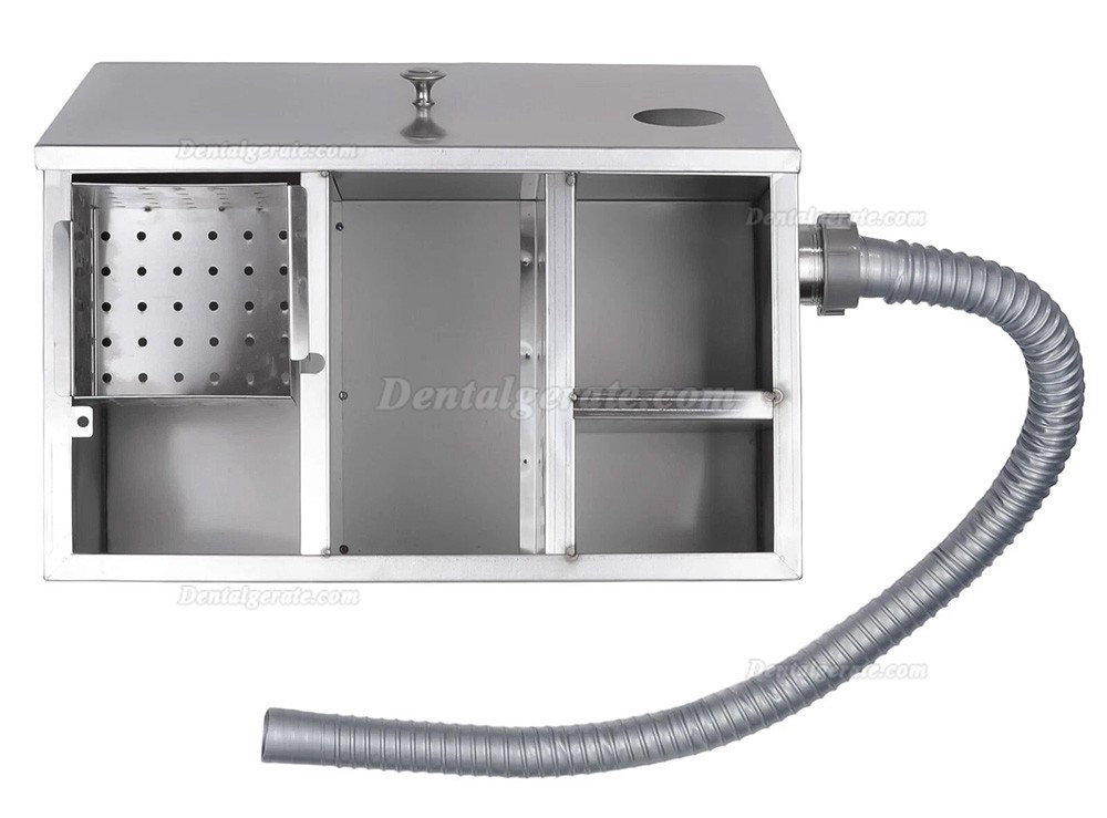 Dental Gipsabscheider / Sedimentationsbeh&auml;lter aus Edelstahl mit 5-stufiger Filtration